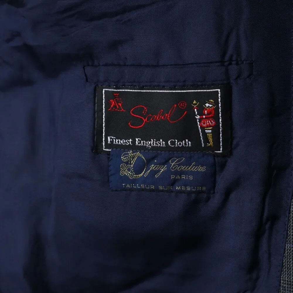 Djay Couture Paris Scabal English Cloth Men's 40 Bespoke Wool Sport Coat Jacket